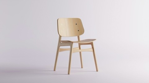 Oak dining chair